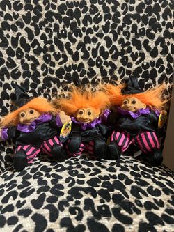 Vintage Russ Troll Witch Plush Dolls – Halloween 🎃