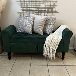 Velvet Bench, Clean, Good Condition, !!!bench Only!!!
