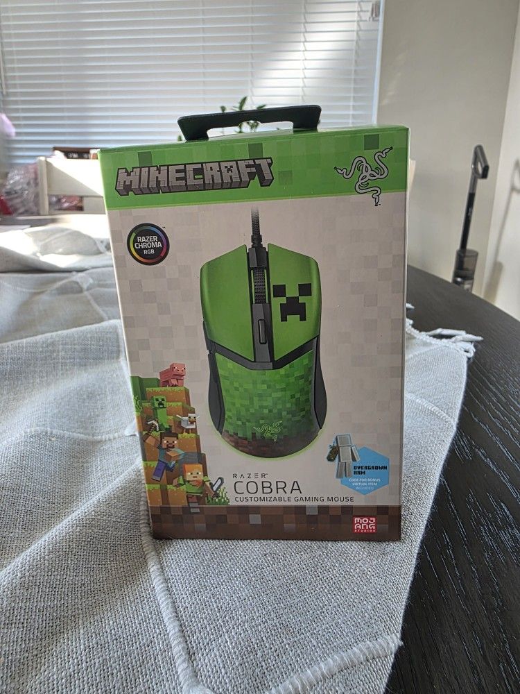*NEW*Razer Cobra Customizable Gaming Mouse - Minecraft