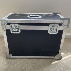 JAN-AL Road Case with Wheels and Retractable Handle