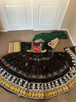Afghani Dress Black 