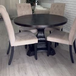 Dinning table and chairs