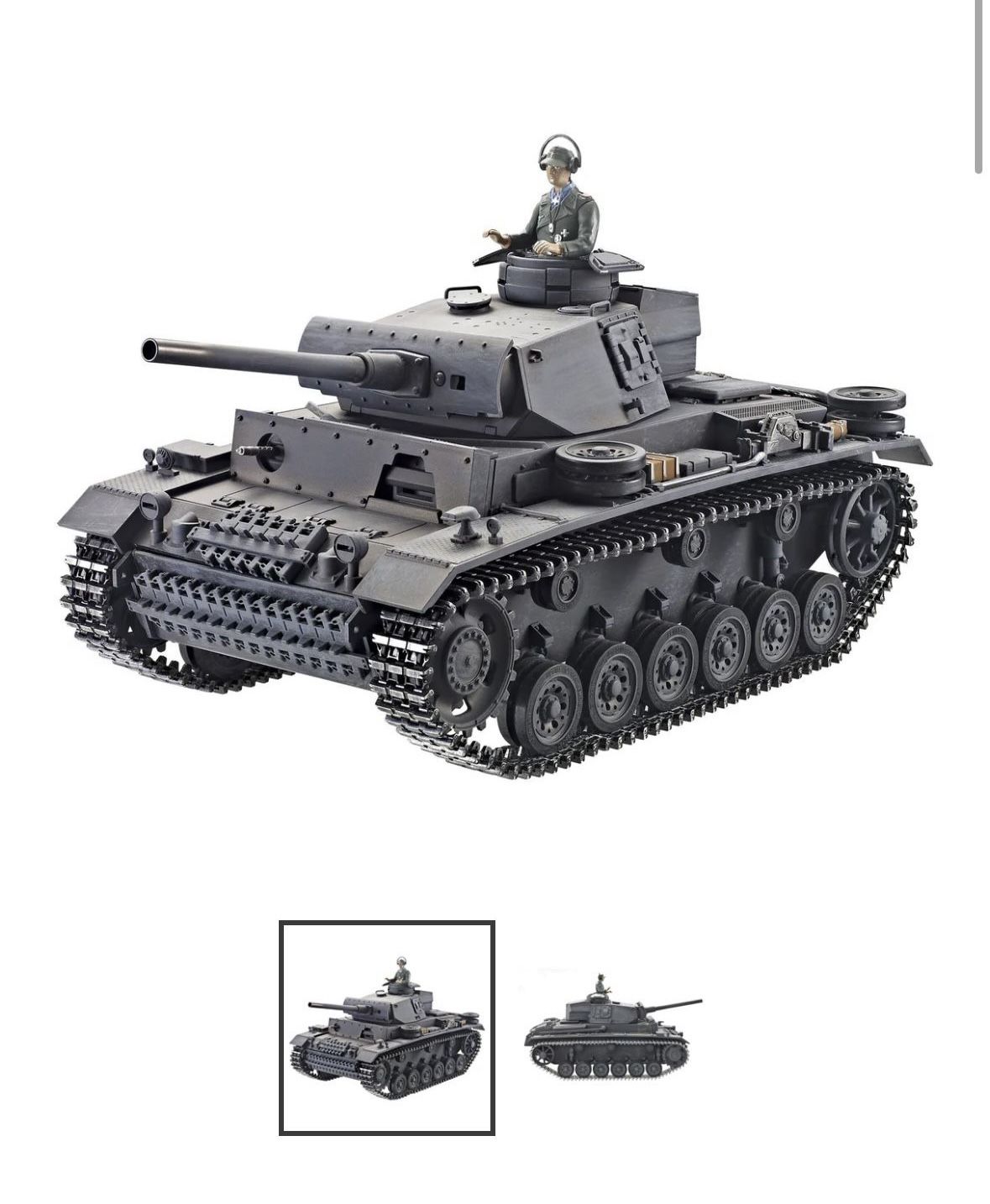 Panzer III Metal Edition Rc tank These shoot BBS