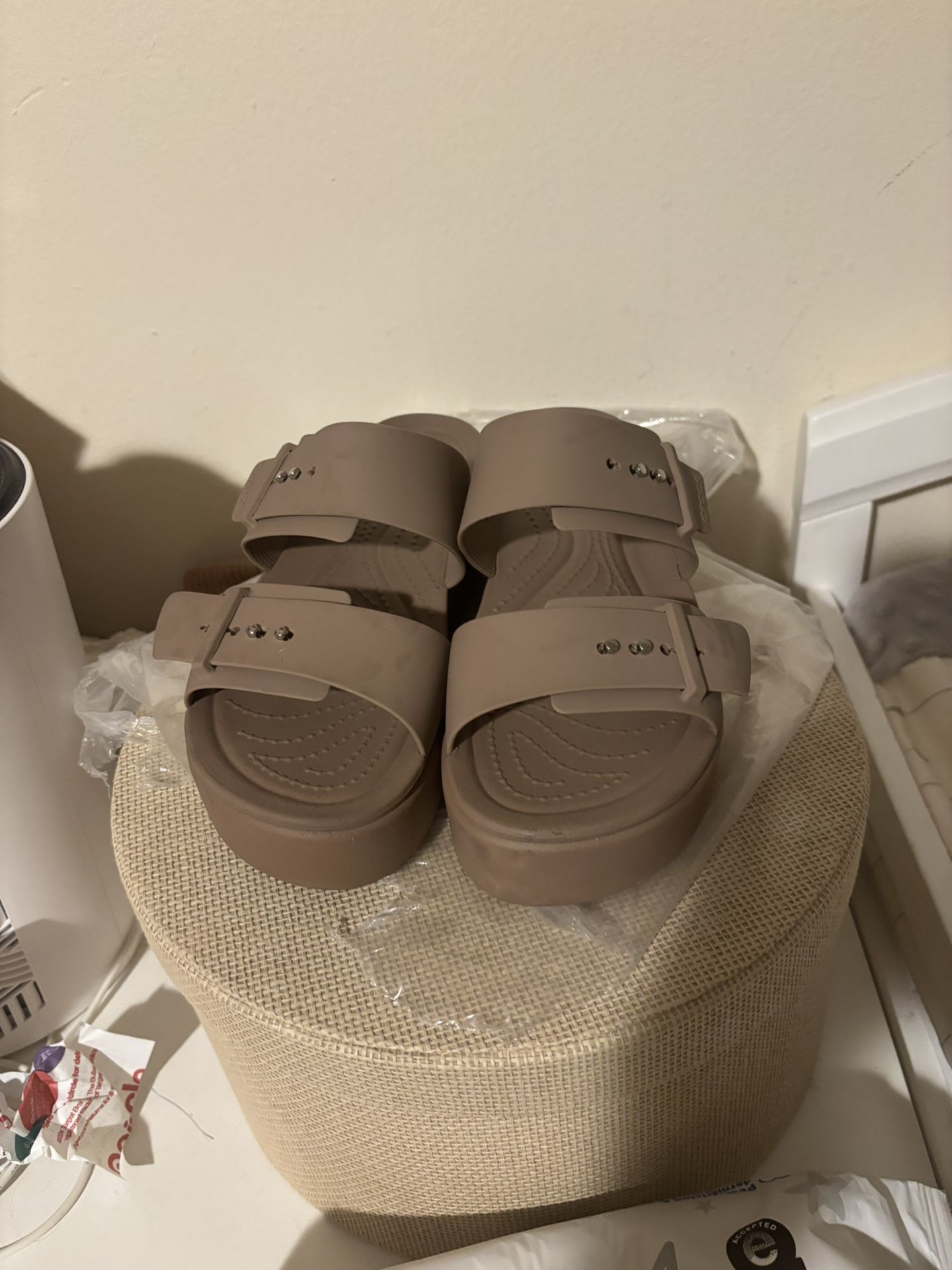 Crocs Platform Beige 