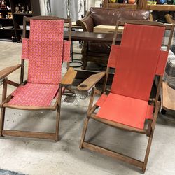 Vintage Sling Back Chair Set