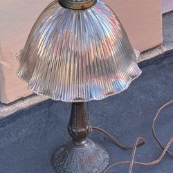 Homophane shade lamp