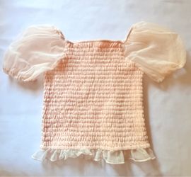 Teen’s Baby Pink Blouse - Art Class