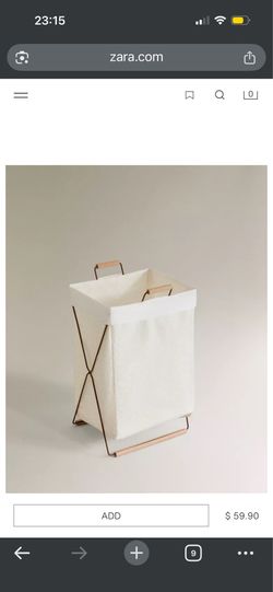 Zara Home Laundry Basket