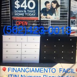 Dresser 9 Drawers In Any Color New-SIZE-56W-16D-43H