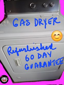 GAS DRYER REFURBISHED 60 DAY GUARANTEE  FREE DELIVERY POSSIBLE  MAYTAG