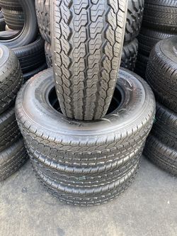 SET 215/85/16 CONTINENTAL SEMI NEW 95%TREAD LIFE $199 PRICE INCLUDES PROFESSIONAL INSTALLATION AND TAX