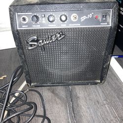 Fender Squier SP-10 Portable Amplifier 22W 120V-60HZ Electric Guitar Amp