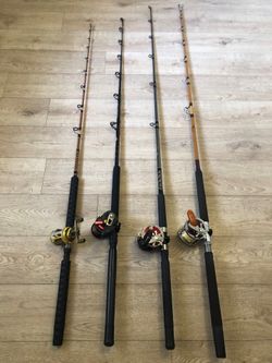 Saltwater Fishing Boat Pier Rods/Reels