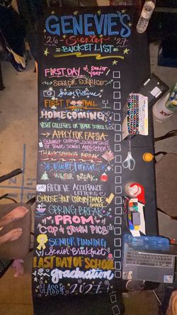 Senior Bucket List Banner