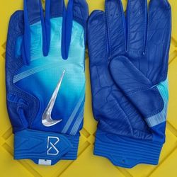 BRAND NEW NIKE HUARACHE ELITE BASEBALL BATTING GLOVES CHROME ADULT LARGE, Assorted Colors Available