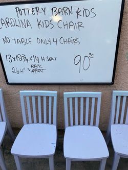 Pottery Barn Kids Carolina Kids Chairs – Set of 4