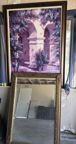 Painting $40 And Mirror $80