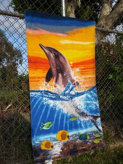 JGR Copa -dolphin splash-towel