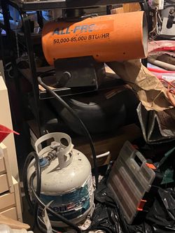 Warm air blower for construction flooring work
