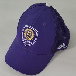 Orlando City SC Adidas Flex Fitted S/M Mesh Hat Cap Men Women MLS Soccer Purple

Great condition and very clean. From non smoking pet free home. Never