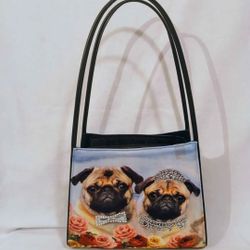 Bedazzled Pug Purse
