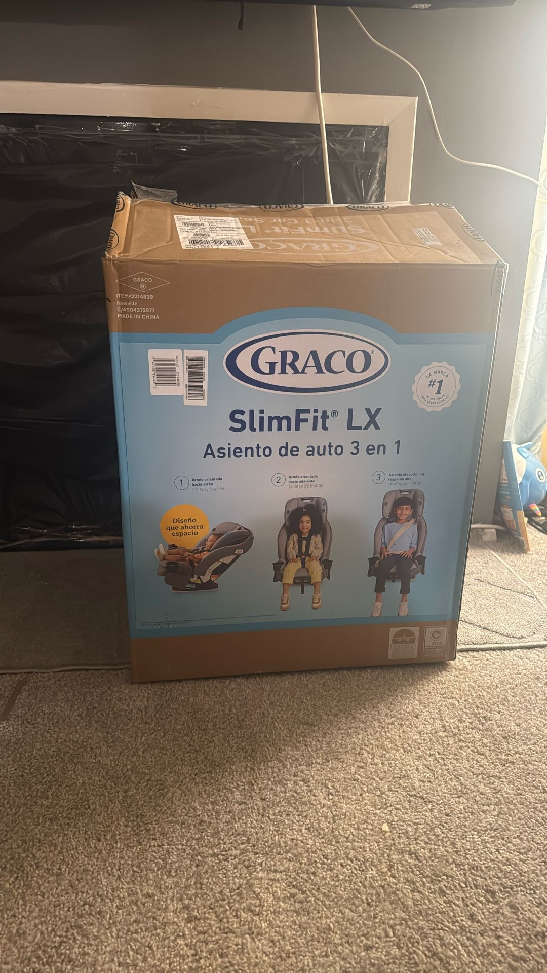 BRAND NEW! 3 N 1 Graco Slimfit LX Baby Car Seat!