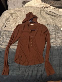 Brown long sleeve shirt