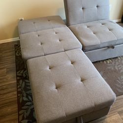 2 Convertible Sofa Chairs