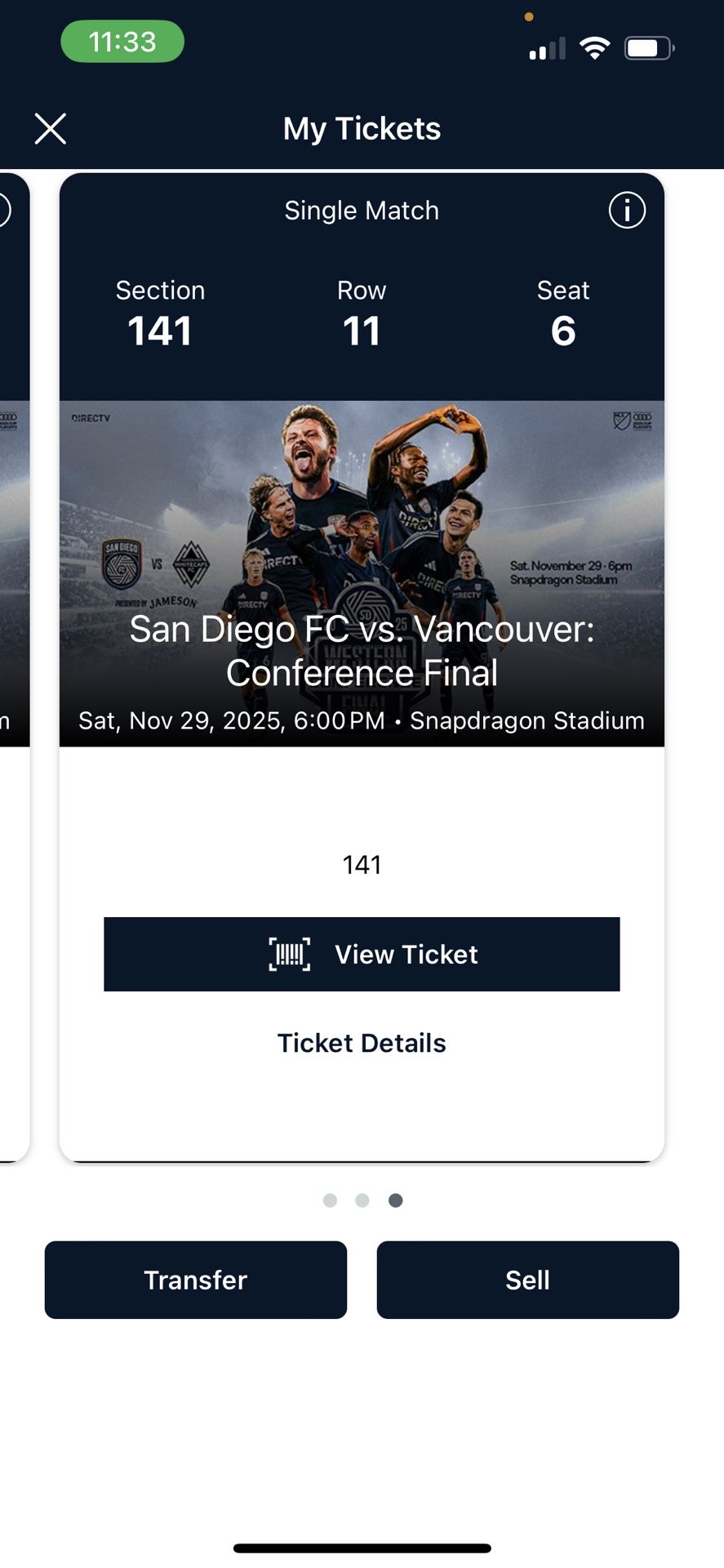 SDFC VS VANCOUVER MLS WESTERN CONFERENCE FINAL