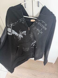 Palm Hills Exclusive LA Fashion Event Zip-Up Hoodie – Rare Streetwear Piece - Large