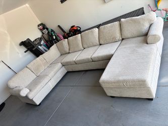 Large L-Shaped Sectional Couch