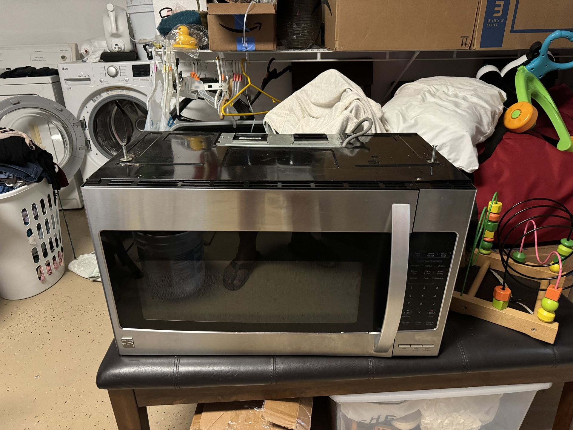 Free kenmore Over The range Microwave 