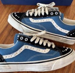 Blue Pearlized vans