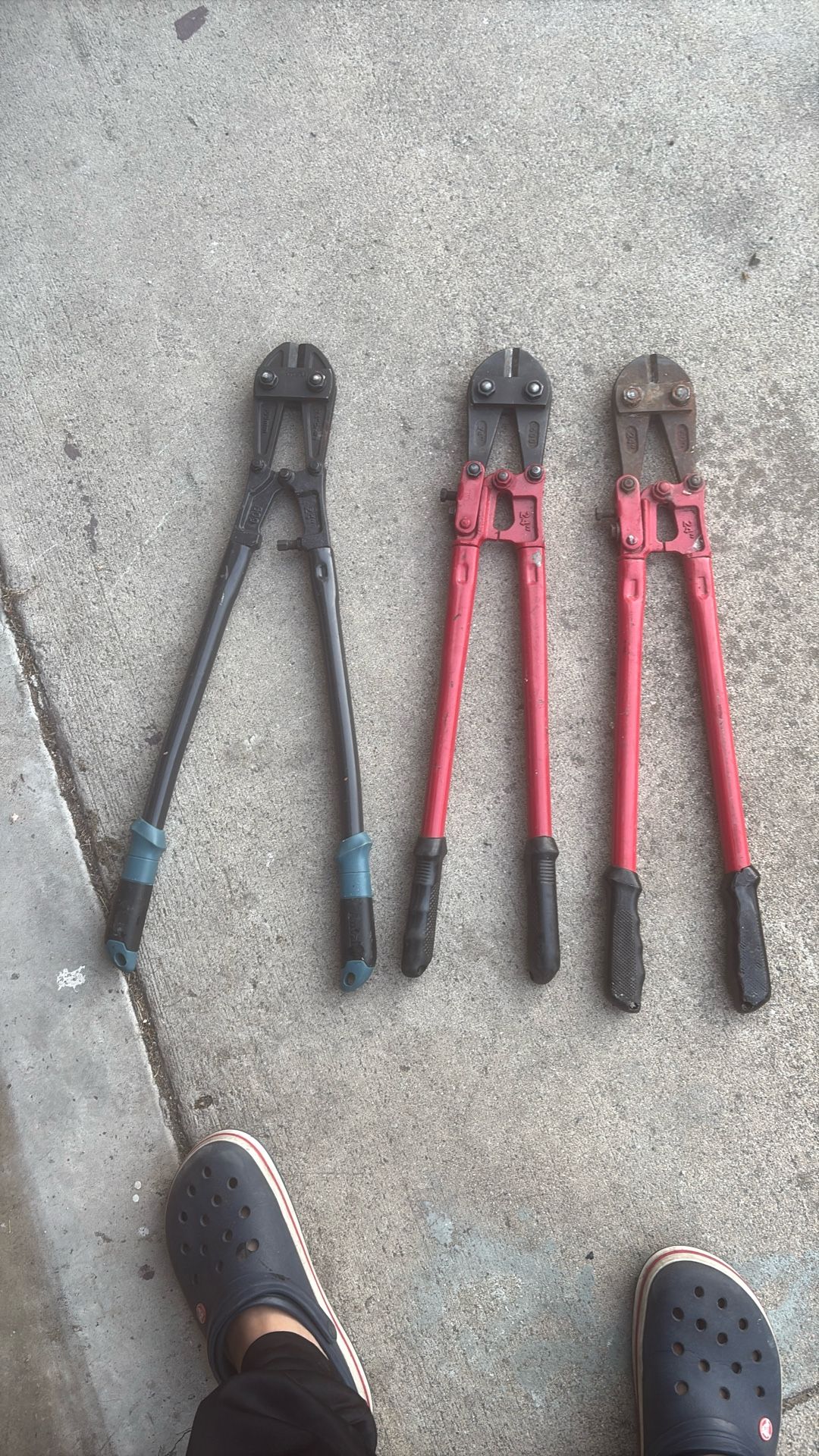 Bolt Cutters 1 Anvil and 2 Pittsburgh