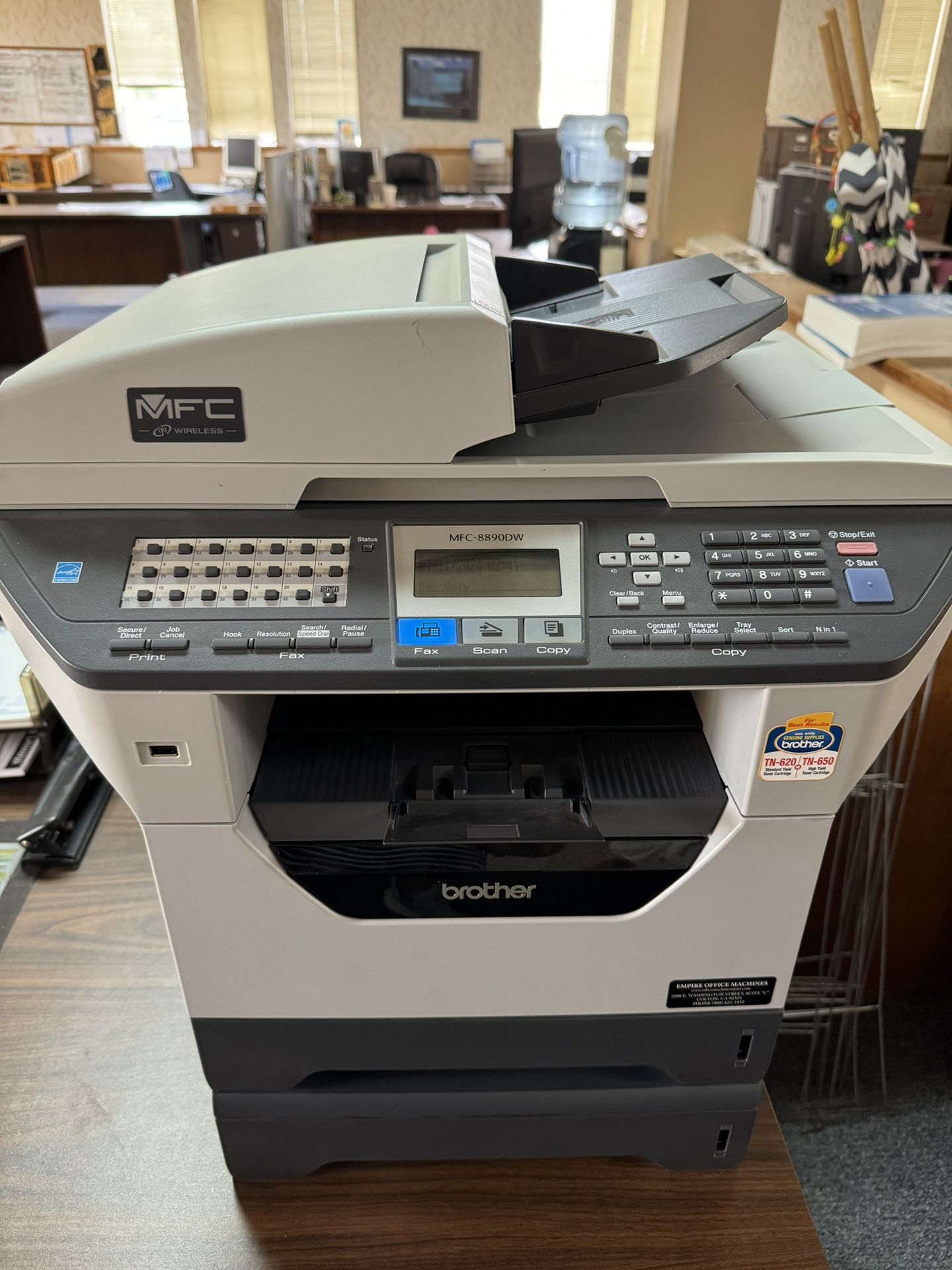 Brother 4-in-1 Printers Fax, Scan And Copy Machine