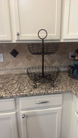 Two Tier Wire Basket.  