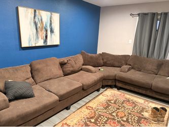 Table and sofa