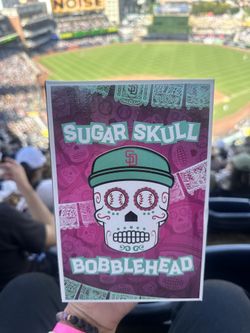 San Diego Padres Sugar Skull Bobblehead Hispanic Heritage Weekend