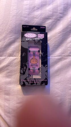 Fingerboard 34 Mm Slushcult X LTF 5 Ply Wooden Deck Real Wear Away Graphic 