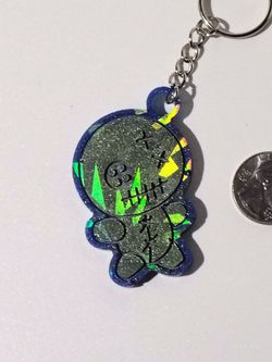 Voodoo doll keychain