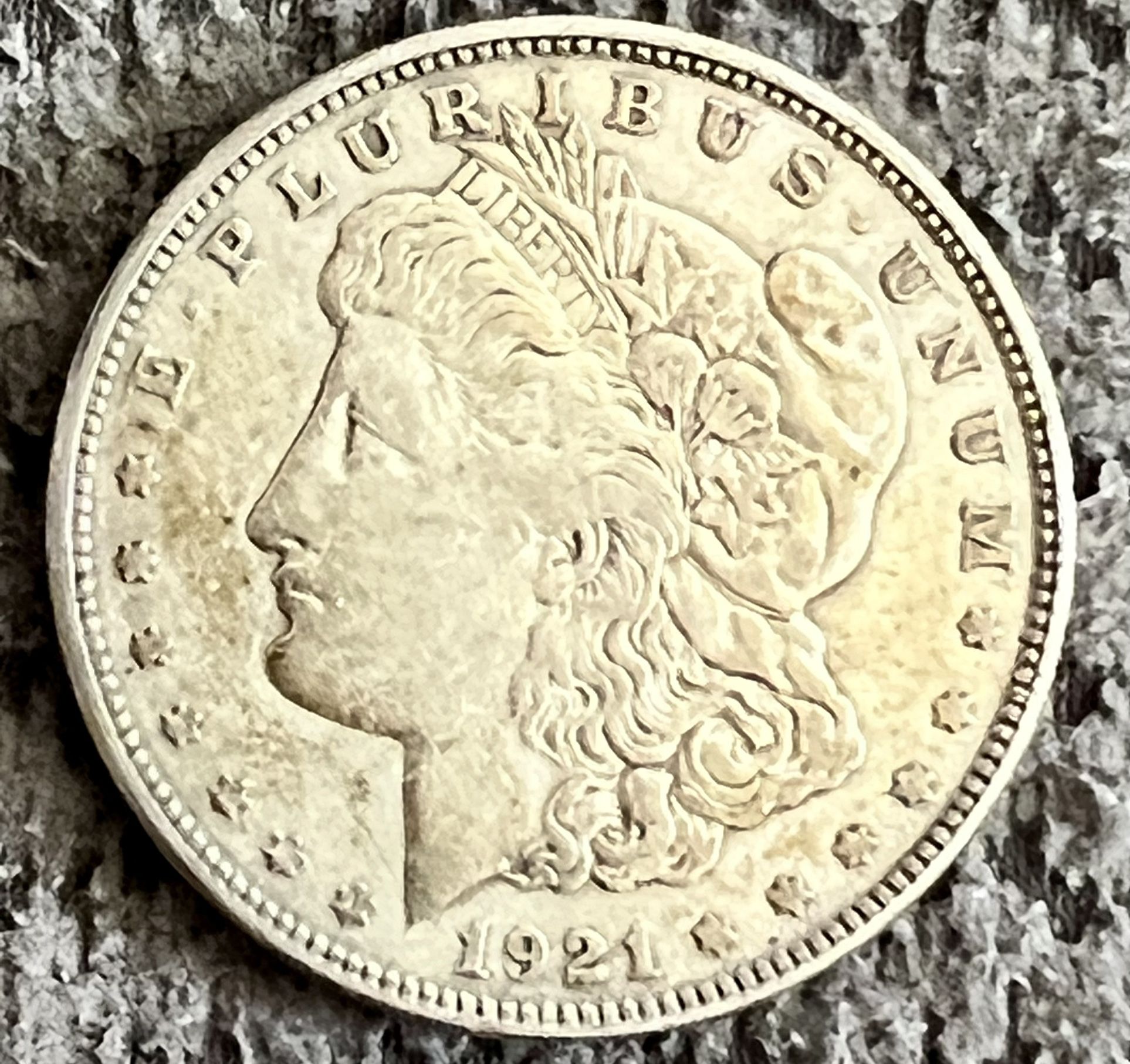 1921 D Morgan Silver Dollar