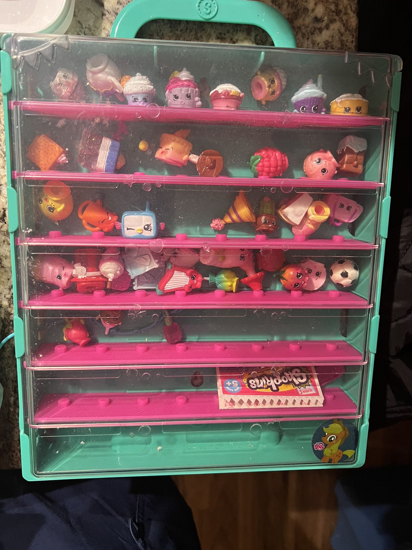 Shopkins Collection In Case 