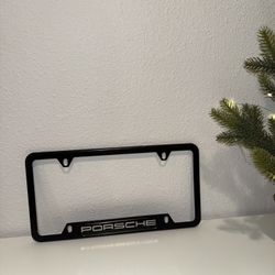Porsche Metal Plate
