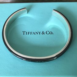 Authentic Tiffany & Co. 1837 Midnight Cuff Narrow