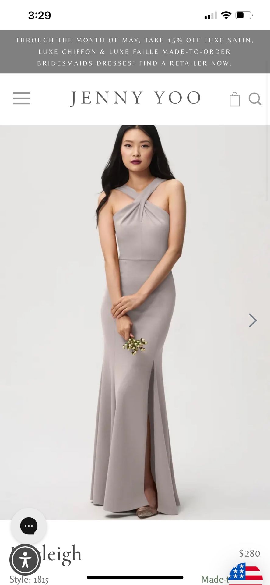 Jenny Yoo Kayleigh Dress Size 12