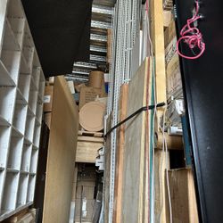 White Wire Closet Shelving - 2 Types 12’x12”