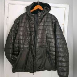 Men's Kenneth Cole Jacket Green Bomber XXL Sherpa