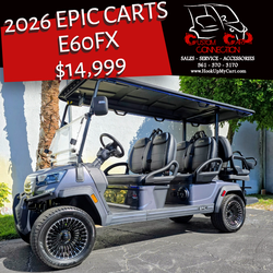 2026 EPIC FX E60FX Street Ready Golf Cart
