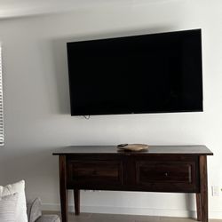 75in 2 drawer tv console 