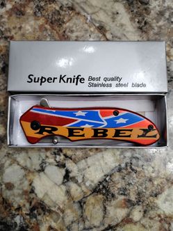 REBEL Flag Super Knife